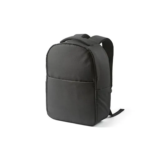Sac à dos Budapest 16L rPET. Poche avant. Poche ordinateur 17"