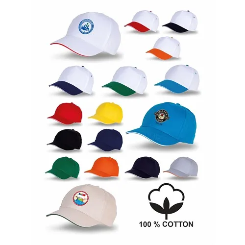 Casquette sandwich en coton