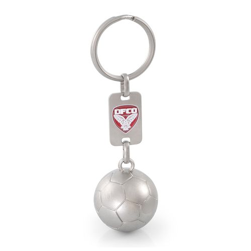 Porte-Clés Ballon 3D Personnalisable - Foot ou Rugby avec Plaque