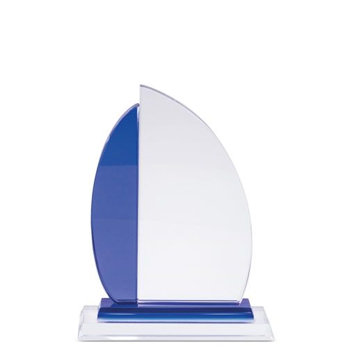 Trophée en Verre Vega Personnalisable - Récompense d'Excellence