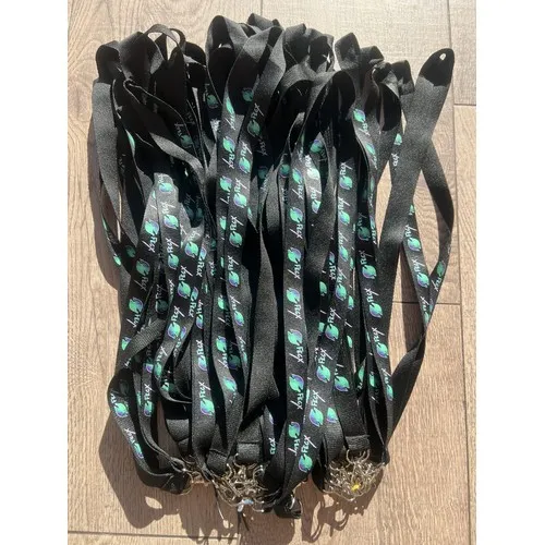 Tours de cou personnalisés simple face - Lanyard publicitaire