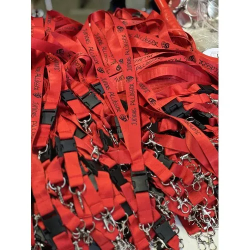 Tours de cou personnalisés simple face - Lanyard publicitaire