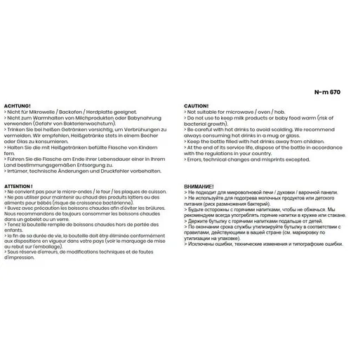 Bouteille Isotherme 750ml FLIP - Personnalisable Grande Ouverture