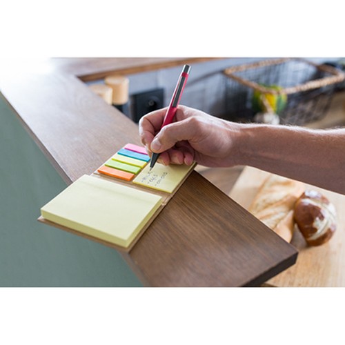 Porte-mémo avec notes autocollantes personnalisable