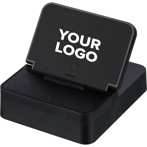 Power Bank Sans Fil 3 en 1 Écologique - 15W, Enceinte & Support