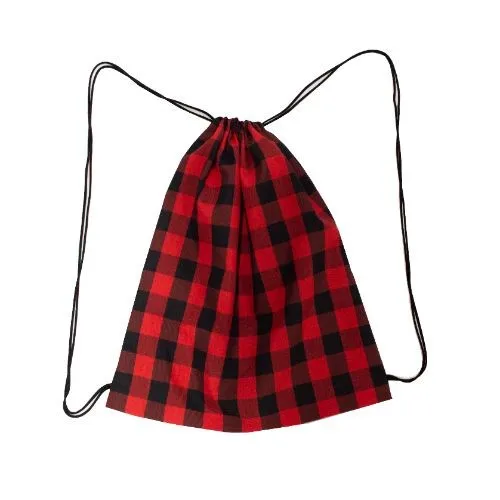 Sac à Dos Cordon Carrés Coton - Personnalisable par Sérigraphie