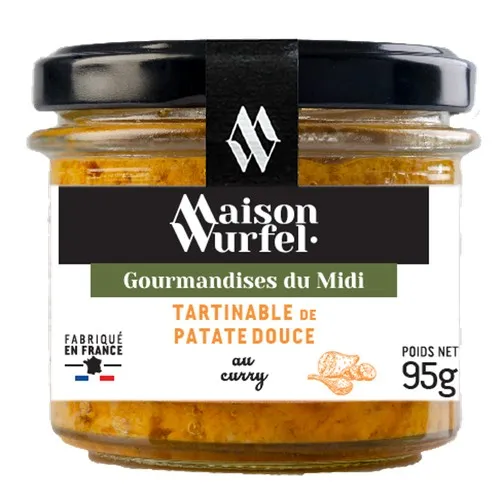 TARTINABLE DE PATATE DOUCE/CURRY