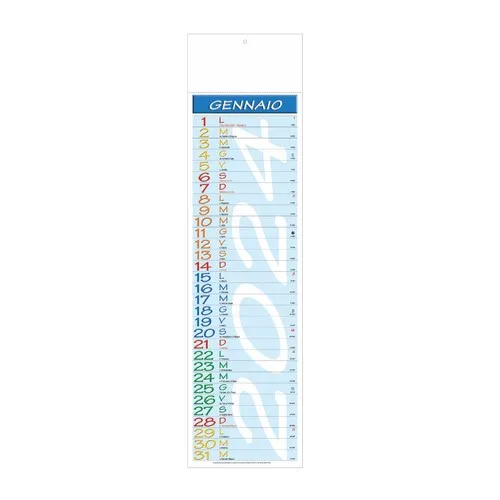 Calendrier Néerlandais Silhouette Personnalisable - 12 Mois