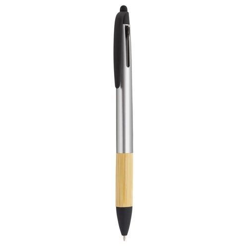 Stylo 4 Couleurs avec Mousqueton Personnalisable - Blanc