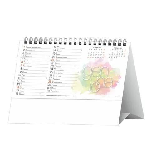 Calendrier de bureau personnalisable - Papier opaque 100g