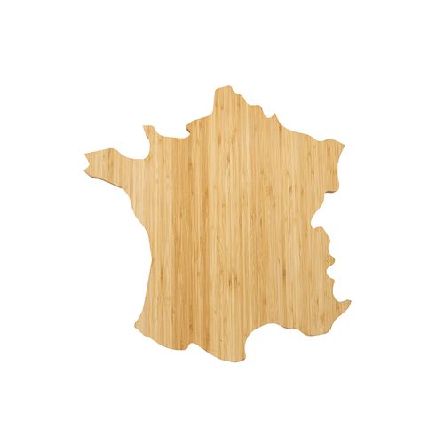Planche à Découper Bambou Forme France XXL - Personnalisable