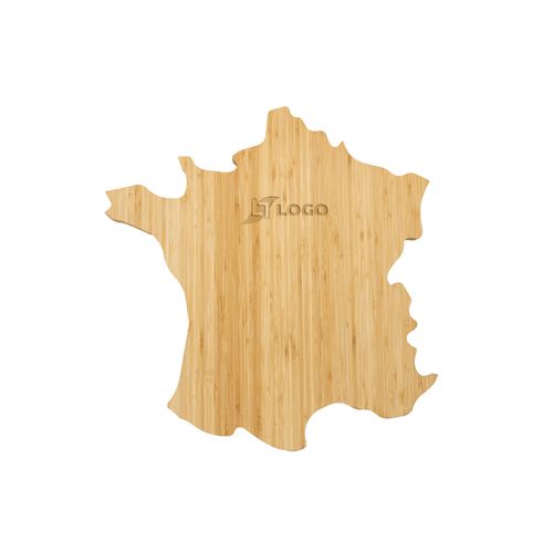 Planche à Découper Bambou Forme France XXL - Personnalisable