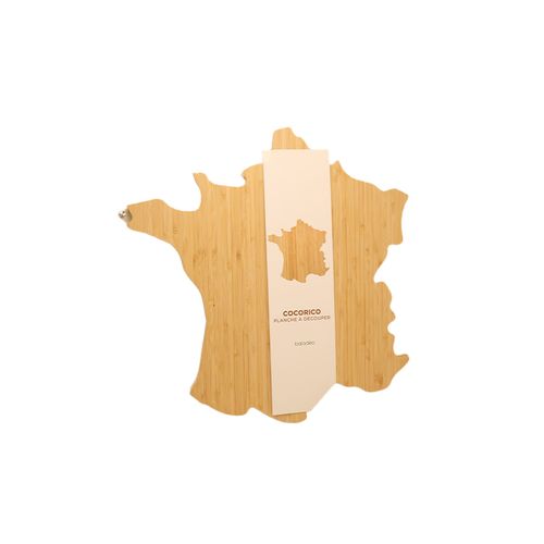 Planche à Découper Bambou Forme France XXL - Personnalisable