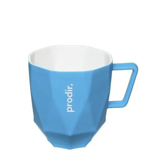 Mug Polygonal Blanc 320g - Personnalisable 3 couleurs + Intérieur