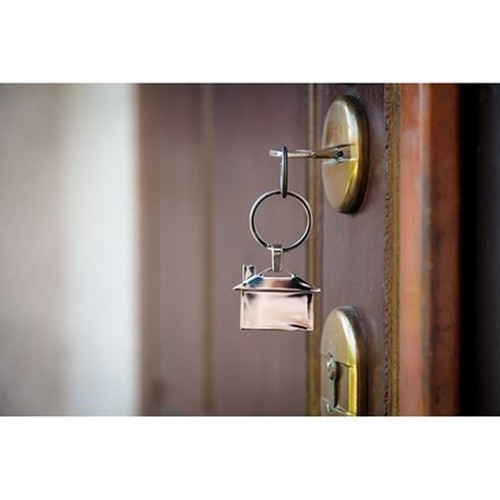 Porte-clés Maison en Métal avec Coffret Cadeau - Personnalisable