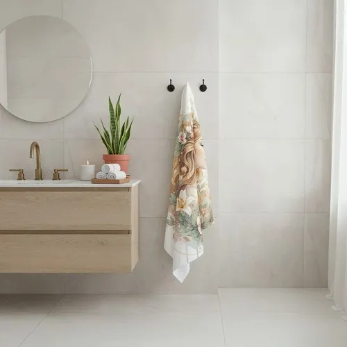 Serviette de toilette personnalisée - Sublimation haute qualité