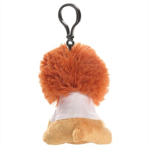 Porte-clés Lion en Peluche avec T-shirt Personnalisable
