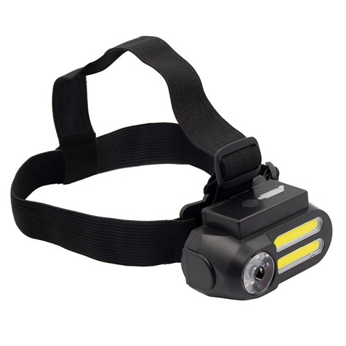 Lampe Frontale LED et COB Rechargeable USB Personnalisable