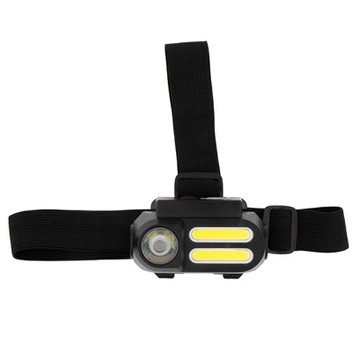 Lampe Frontale LED et COB Rechargeable USB Personnalisable