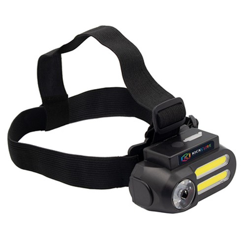 Lampe Frontale LED et COB Rechargeable USB Personnalisable