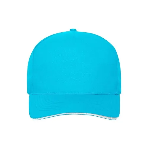 Casquette Sandwich 5 panneaux en coton bio