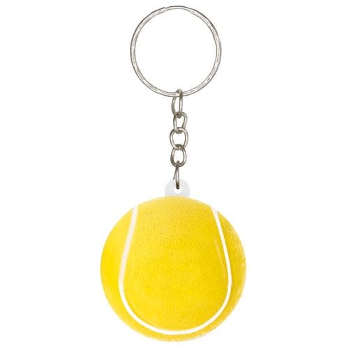 Porte-clés Sport Tennis Jaune Personnalisable par Sérigraphie