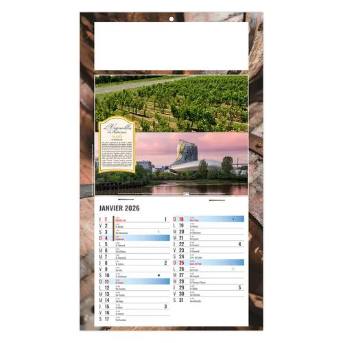 PLAQUE 1 VUE CORALIE 2026 - DOS CARTON - BLOC B2 - SANS MARQUAGE