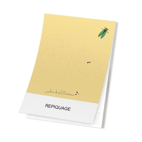 Bloc-notes spiralé illustré Le Corbeau et le Renard personnalisable