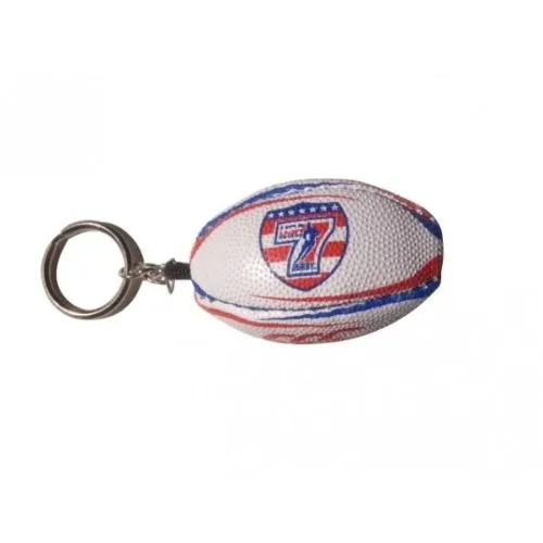 Porte-clés Mini-Ballon de Rugby en PVC - Personnalisable dès 5000 ex
