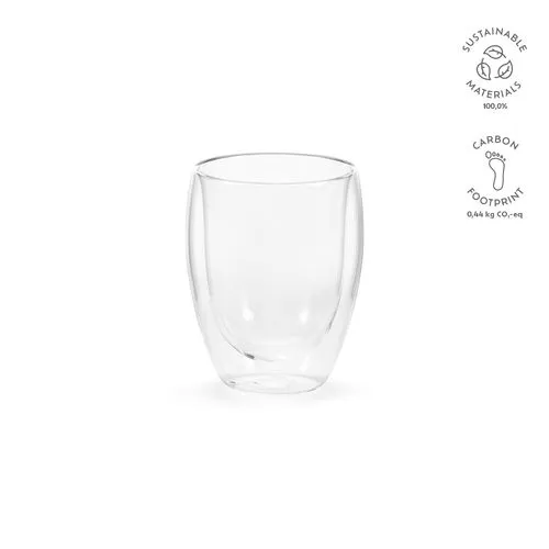 Tasse Meuse 350 en verre borosilicate 370 ml, double paroi