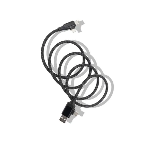 Câble de Charge Magnétique Personnalisable 3-en-1 - 60W