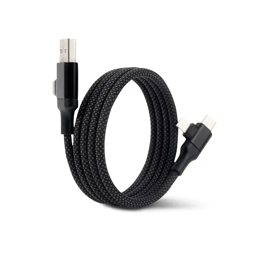 Câble de Charge Magnétique Personnalisable 3-en-1 - 60W