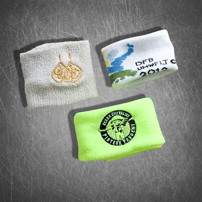 Bande de Poignet Personnalisée - Tous Coloris et Matières