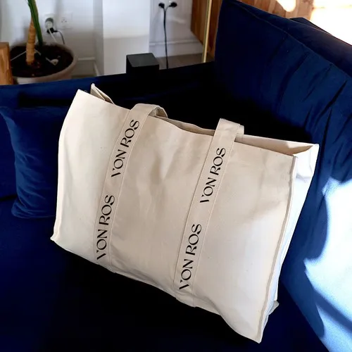 Sac Shopping Canvas 100% Coton Personnalisable - Movo