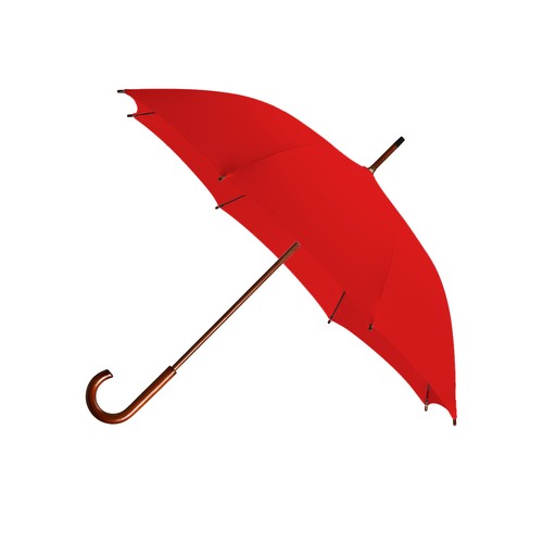 Parapluie Citadin Automatique Rouge - Personnalisable Sérigraphie