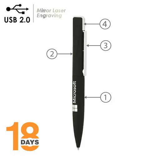 Uno, Stylo avec clé USB 2.0 intégrée