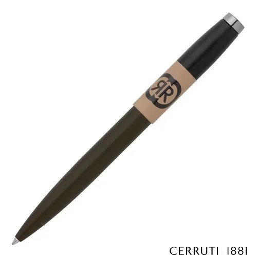 Stylo Bille Tricolore Beige Khaki Black - Personnalisable Premium