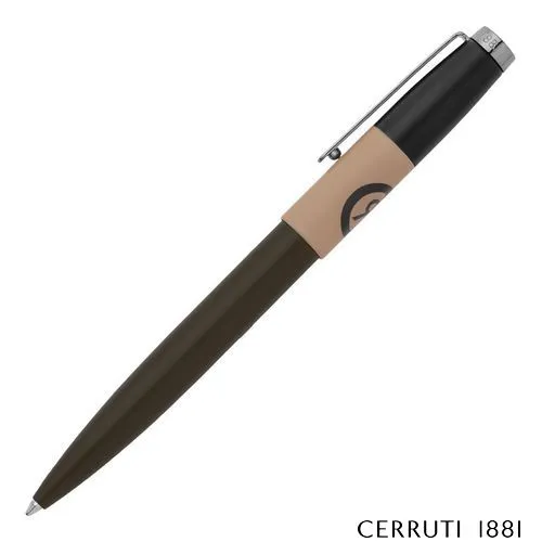 Stylo Bille Tricolore Beige Khaki Black - Personnalisable Premium