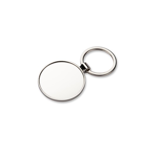 Porte-clés Rond Métal avec Doming - Personnalisable