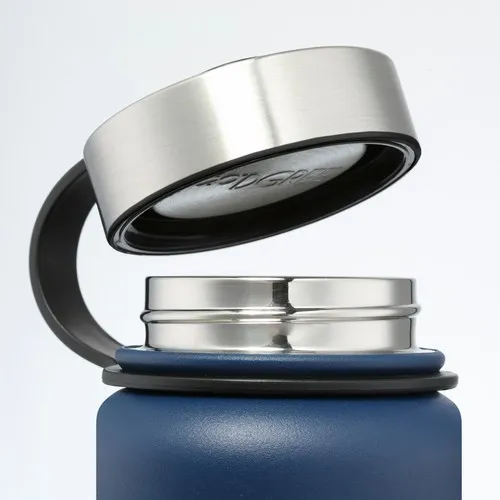 Mug Isotherme Nordic 650ml Personnalisable - 2 Bouchons Interchangeables