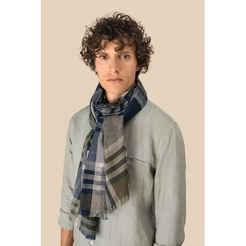 Chèche Unisexe Rayé et à Carreaux - Personnalisable par Sérigraphie