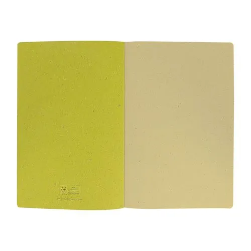 Carnet Écologique 96 Pages Papier Herbe Recyclée A5 Personnalisable