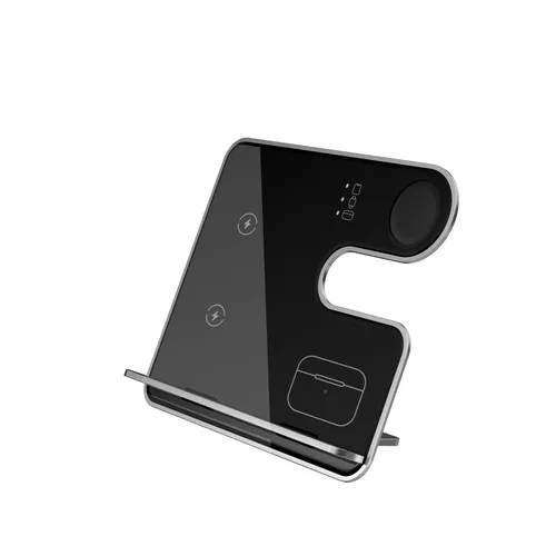 Station de Charge Sans Fil 3-en-1 Personnalisable - 15W Magnétique