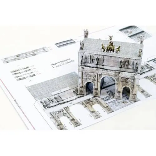 Carte Postale 3D Maxi A5 Personnalisée - Maquette à Monter