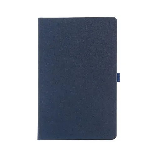 Carnet à couverture rigide en lin personnalisable par sérigraphie