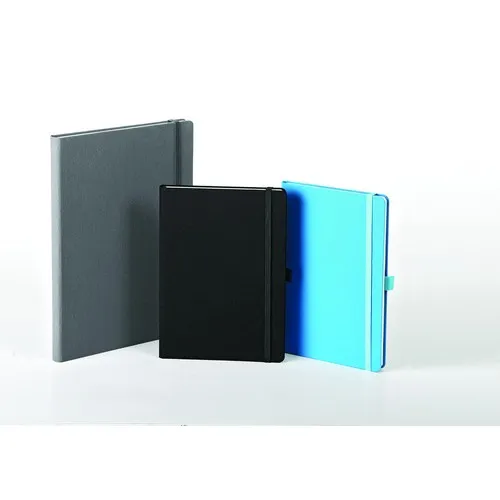 Carnet à couverture rigide en lin personnalisable par sérigraphie