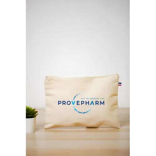 Trousse Coton Zippée Fabrication Française - Personnalisable