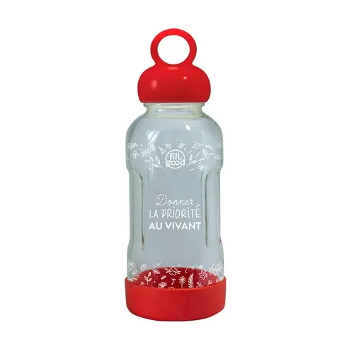 Gourde en Verre Borosilicate Incassable - Garantie à Vie