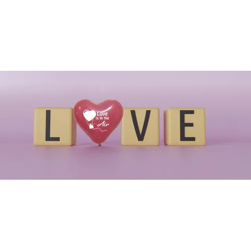 Ballon Latex Pastel Forme Cœur Personnalisable - Violet