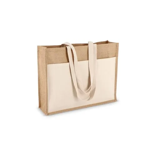 Sac cabas jute OEKO-TEX® 320g/m² personnalisable - 45x35x12cm